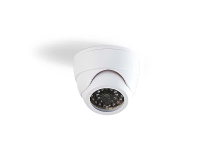 Nedis DUMCD30WT atrapa interiérové bezpečnostní CCTV natáčecí DOME kamery, bílá