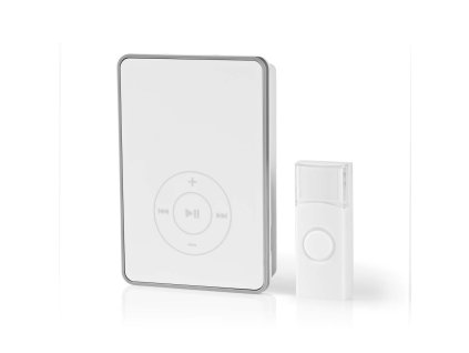 Nedis DOORB113WT bezdrátový zvonek 80 dB s podporou MP3, bateriový
