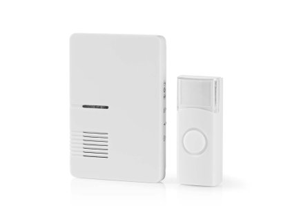 Nedis DOORB123CWT bezdrátový zvonek, 70 dB, 36 melodií, světelná signalizace