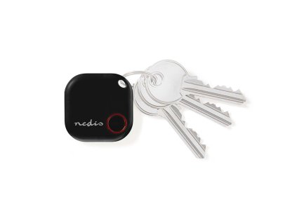 Nedis TRCKBT10BK key finder bezdrátový hlídač/sledovač osobních věcí do 50 m, černá