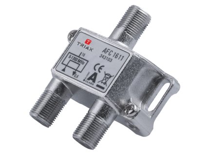 Triax T343103 CATV rozbočovač 1 dB / 5-1218 MHz - 1 výstup