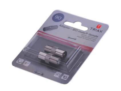 Triax T153615 redukce F zásuvka - IEC (TV) zástrčka