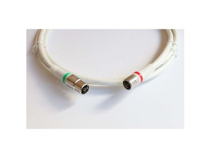 Technetix anténní kabel 105 dB zástrčka F - zásuvka Coax, 1.5 m, bílá (TN-RLA40-1.5B)