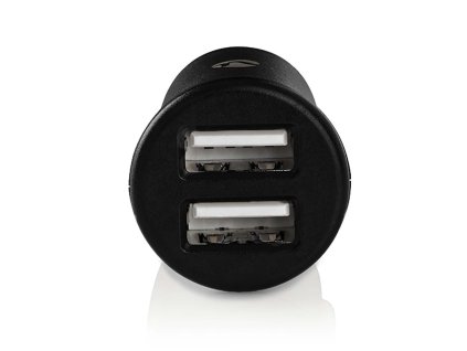 Nedis CCHAU240ABKP duální automobilový USB nabíjecí adaptér 2.4 A / černá