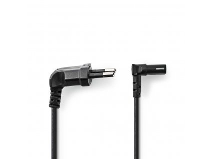 Nedis napájecí kabel zástrčka EURO - IEC320 C7 černý, 2 m (PCGP11075BK20)