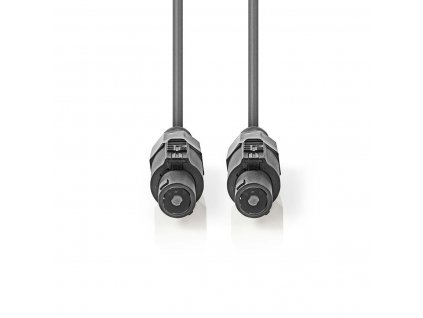 Nedis repro kabel speakon 2-pin zásuvka - speakon 2-pin zásuvka, 2x 2.5 mm2, 3 m (COTH16000GY30)