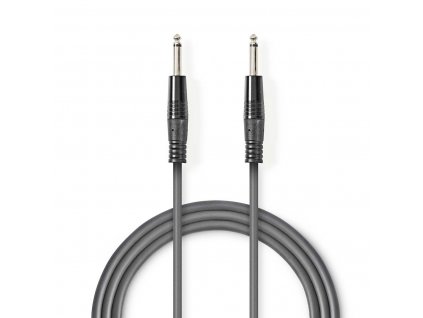 Nedis nesymetrický audio kabel 6.35mm zástrčka - 6.35mm zástrčka, 1.5 m (COTH23000GY15)