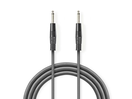 Nedis mono audio kabel zástrčka Jack 6.35 mm - zástrčka Jack 6.35 mm, m, šedá (COTH23050GY50)