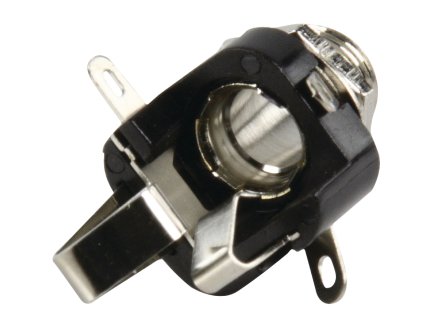 Lumberk KLBS3 konektor Jack 6.35 mm stereo zásuvka panelová (LUM-KLBS3)