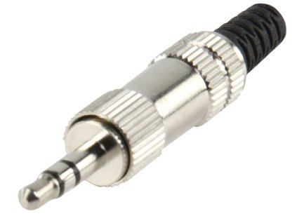 Lumberk KLS44 konektor Jack 3.5 mm stereo zástrčka, kovový (LUM-KLS44)