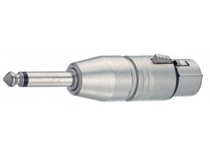 Neutrik adaptér XLR 6.35mm zástrčka - XLR 3-pin zásuvka (NTR-NA2FP)