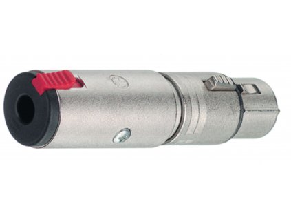 Neutrik XLR adaptér XLR 3-pin zásuvka - Jack 6.35mm zásuvka (NTR-NA3FJ)