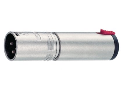 Neutrik XLR adaptér XLR 3-pin zástrčka - Jack 6.35mm zásuvka (NTR-NA3MJ)