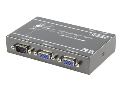 König profi VGA rozbočovač 1 vstup na 2 výstupy, CMP-SPLITVGA10