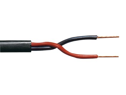 Kabel Reproduktoru na Cívce 2x 1.00 mm² 100 m Transparentní