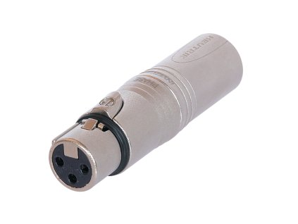 Neutrik adaptér XLR 3pin zásuvka - XLR 5pin zástrčka (NTR-NA3F5M)