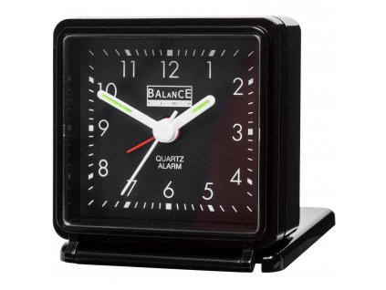 Cestovní budík Quartz černý, Balance 982992