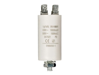 Kondenzátor rozběhový 1uf / 450 V s fastony (W1-11000N)