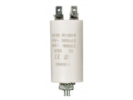 Kondenzátor rozběhový 1.5uf / 450 V s fastony (W1-11001N)