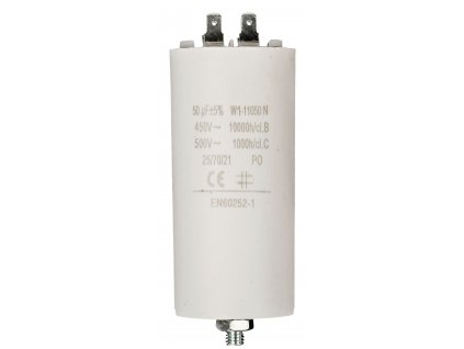 Kondenzátor rozběhový 50uf / 450 V s fastony (W1-11050N)