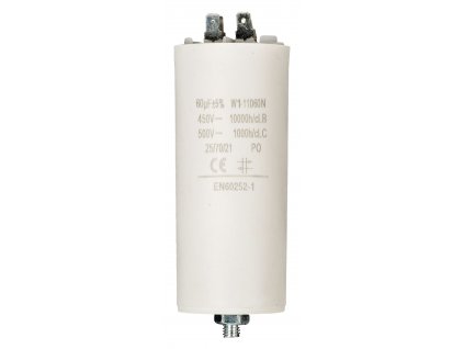 Kondenzátor rozběhový 60uf / 450 V s fastony (W1-11060N)