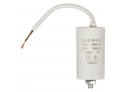 Kondenzátor rozběhový 12uf / 450 V s kabelem (W9-11212N)