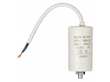 Kondenzátor rozběhový 16uf / 450 V s kabelem (W9-11216N)