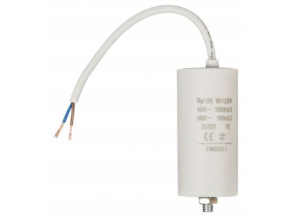Kondenzátor rozběhový 30uf / 450 V s kabelem (W9-11230N)