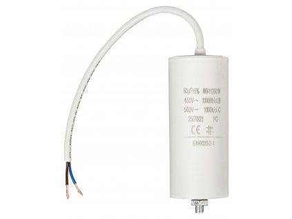 Kondenzátor rozběhový 60uf / 450 V s kabelem (W9-11260N)
