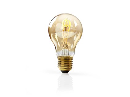 Nedis LED žárovka vláknová A60 E27 3W 120lm 2000K, (LEDBTFE27A60)