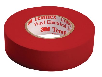 3M páska izolační 15mm x 10m - červená (TAPE-RED/3M)