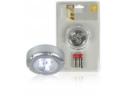 LED dotykové bateriové svítidlo Florenz, stříbrné Ranex RA-6000072