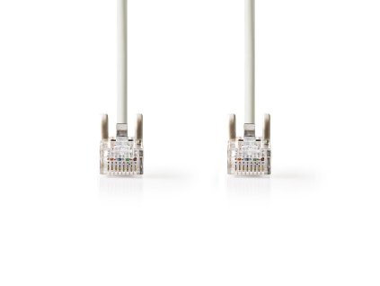Nedis nestíněný síťový kabel UTP CAT5e, zástrčka RJ45 - zástrčka RJ45, 2 m, šedá (CCGT85000GY20)