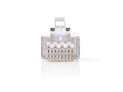Konektor RJ45 pro CAT6 STP kabely s drátovými vodiči, 10 ks CCGB89306ME)