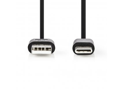 Nedis propojovací kabel USB 2.0 zástrčka USB A - zástrčka USB C, 2 m, černá (CCGP60600BK20)