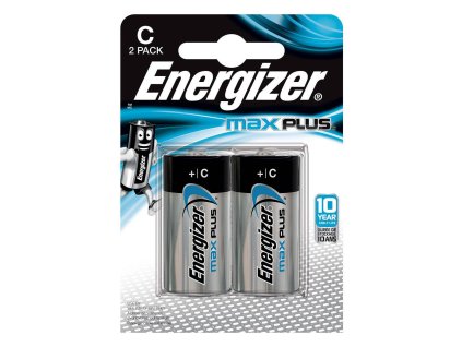 Alkalická baterie Energizer Max Plus C/LR14 1.5V, 2ks, EN-53542333400