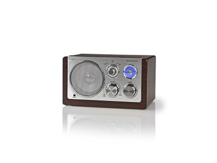 Nedis RDFM5100BN retro AM / FM radiopřijímač, hnědá