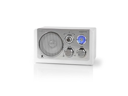 Nedis RDFM5100WT retro AM / FM radiopřijímač, bílá