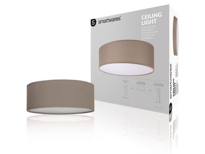Stropní LED svítidlo 30 cm Ranex Mia RA-1000466, hnědé