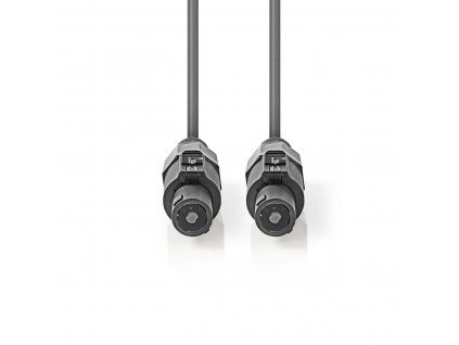 Nedis repro kabel speakon 2-pin zásuvka - speakon 2-pin zásuvka, 2x 1.5 mm2, 10 m (COTG16000GY100)