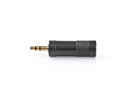 Adaptér jack 3.5mm stereo zástrčka - jack 6.35mm stereo zásuvka, balení 10 ks (CAGP22935BKG)