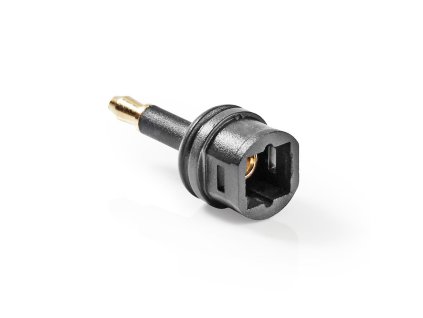 Nedis CAGP25930BK optický adaptér Toslink zásuvka - Optický Jack 3.5mm, 10 ks