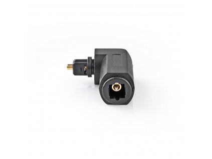 Nedis CAGP25920BK optický adaptér Toslink zástrčka - Toslink zásuvka 90°, 10 ks