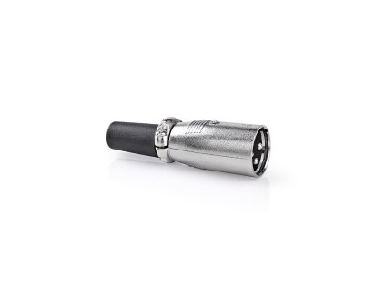 Nedis konektor XLR 3-pin zástrčka přímá se svorníkem, 25 ks (CAVC15904ME)