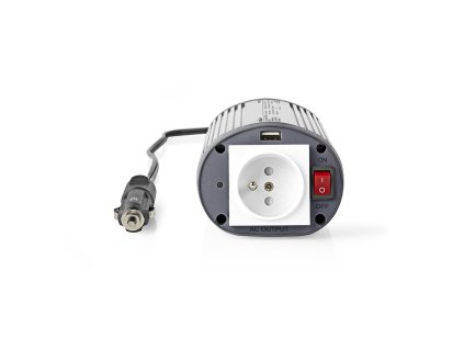 Nedis PIMS15012E měnič napětí 12 V na 230 V, 150 W, 1x USB výstup, 1 CZ zásuvka