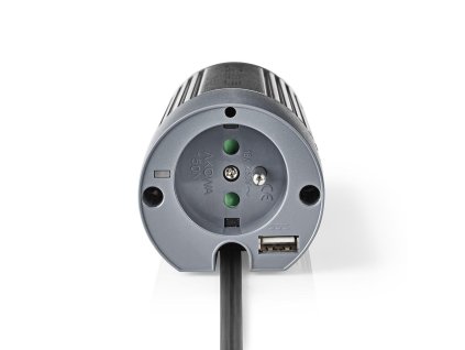 Nedis PIMS10012E měnič napětí 12 V na 230 V, 100 W, 1x USB výstup, 1 CZ zásuvka