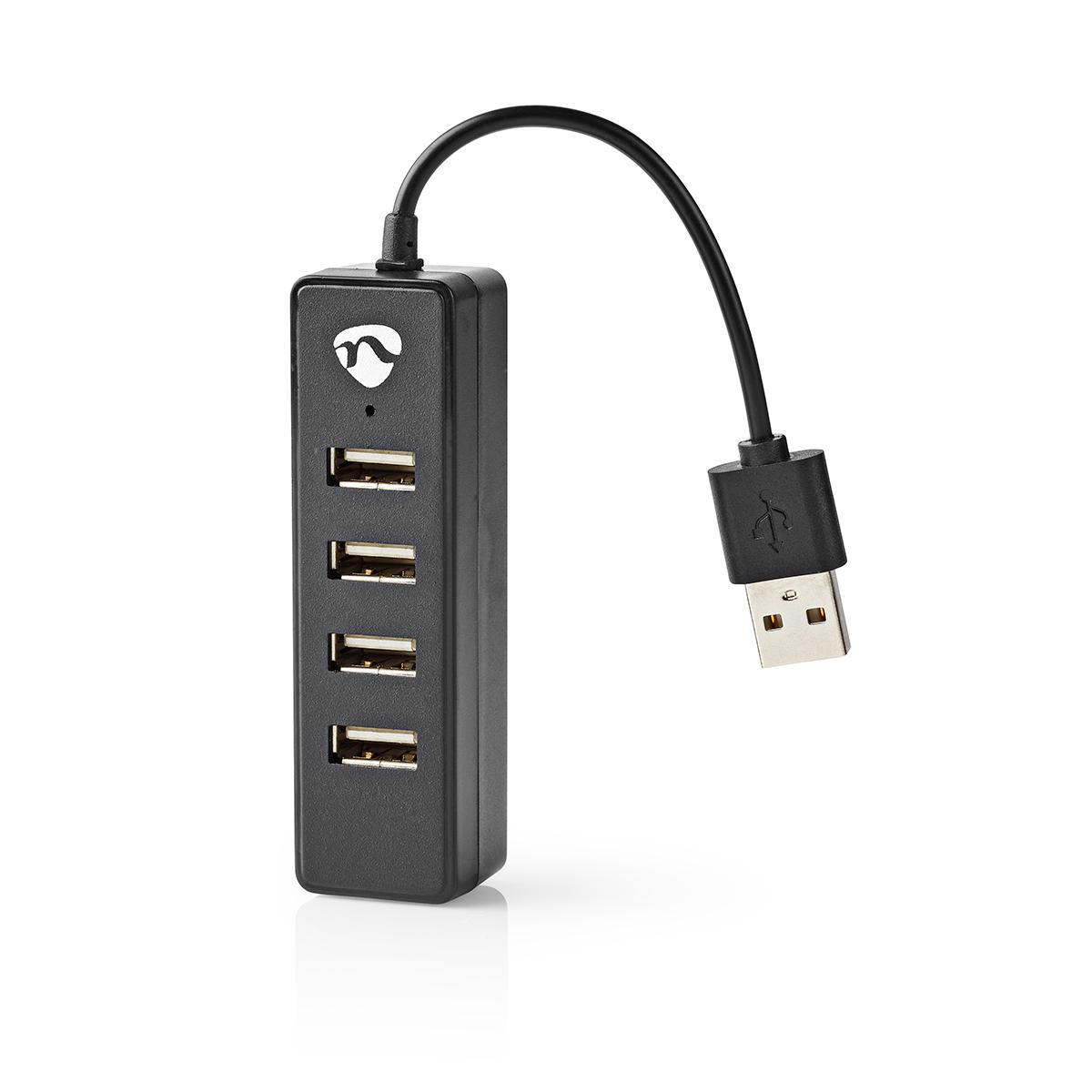 Nedis UHUBU2420BK externí čtyřportový USB 2.0 HUB