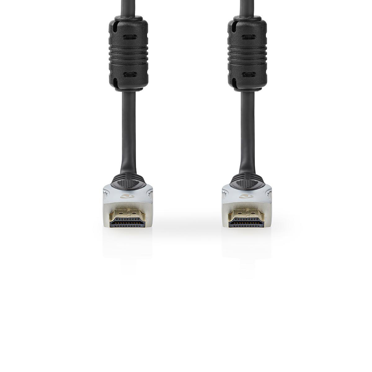 Ultra High Speed HDMI™ Cable | HDMI™ Connector - HDMI™ Connector | 1.0 m | Anthracite