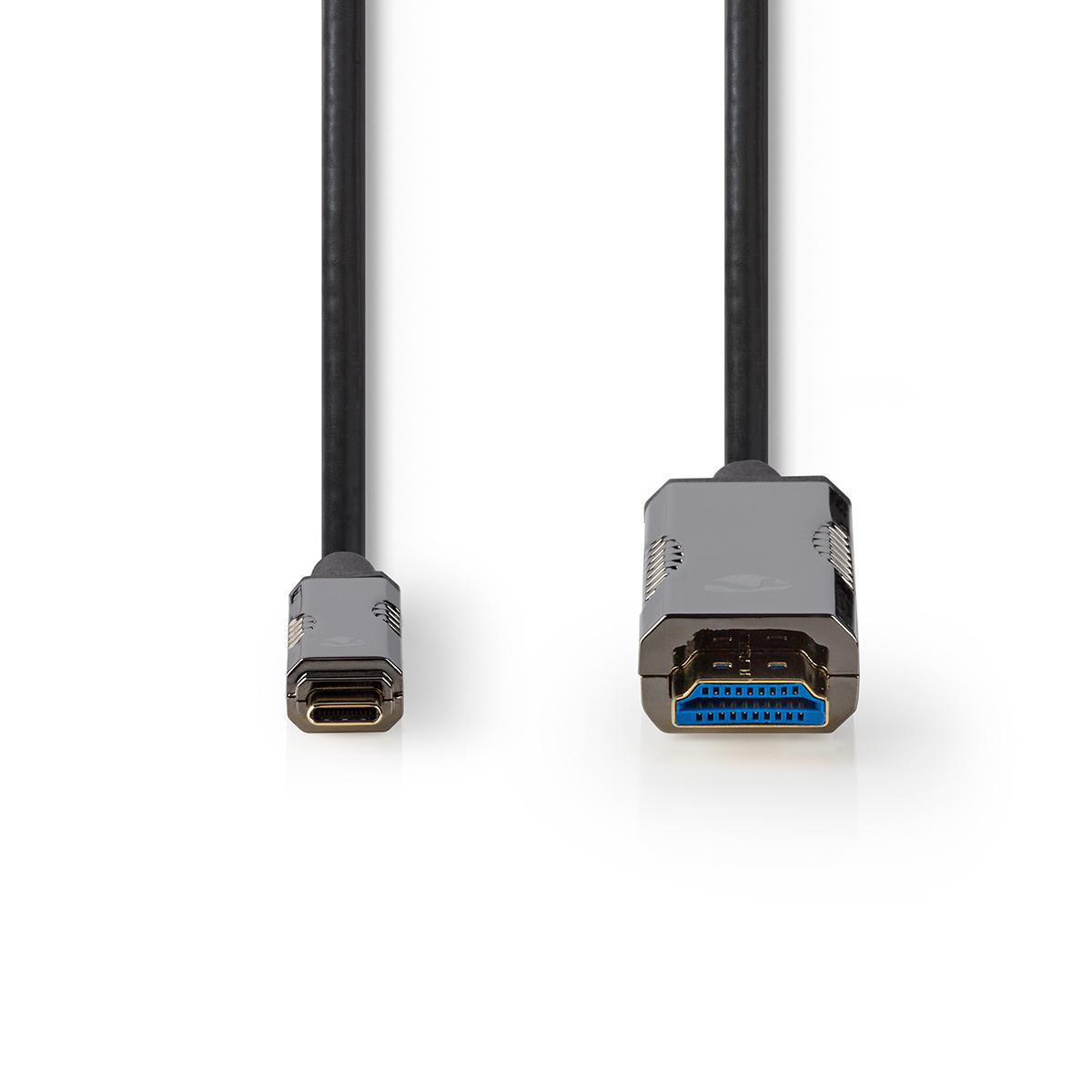 USB Type-C™ Kabel na HDMI™ Kabel | AOC | Type-C™ Zástrčka – HDMI™ Konektor | 50 m | Černý