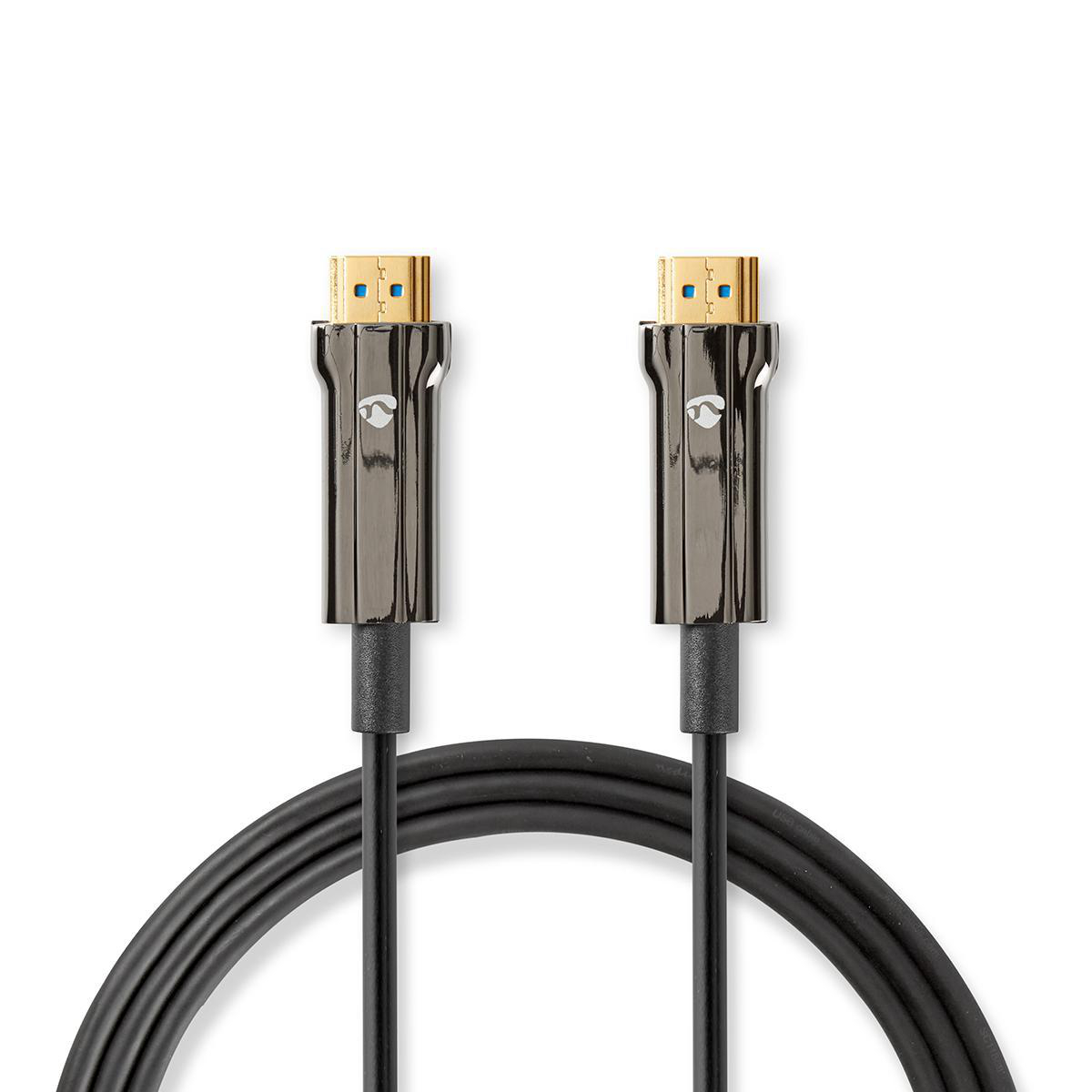 Nedis CVBG3500BK100 optický AOC Ultra HDMI kabel zástrčka HDMI - zástrčka HDMI, 10 m, černá